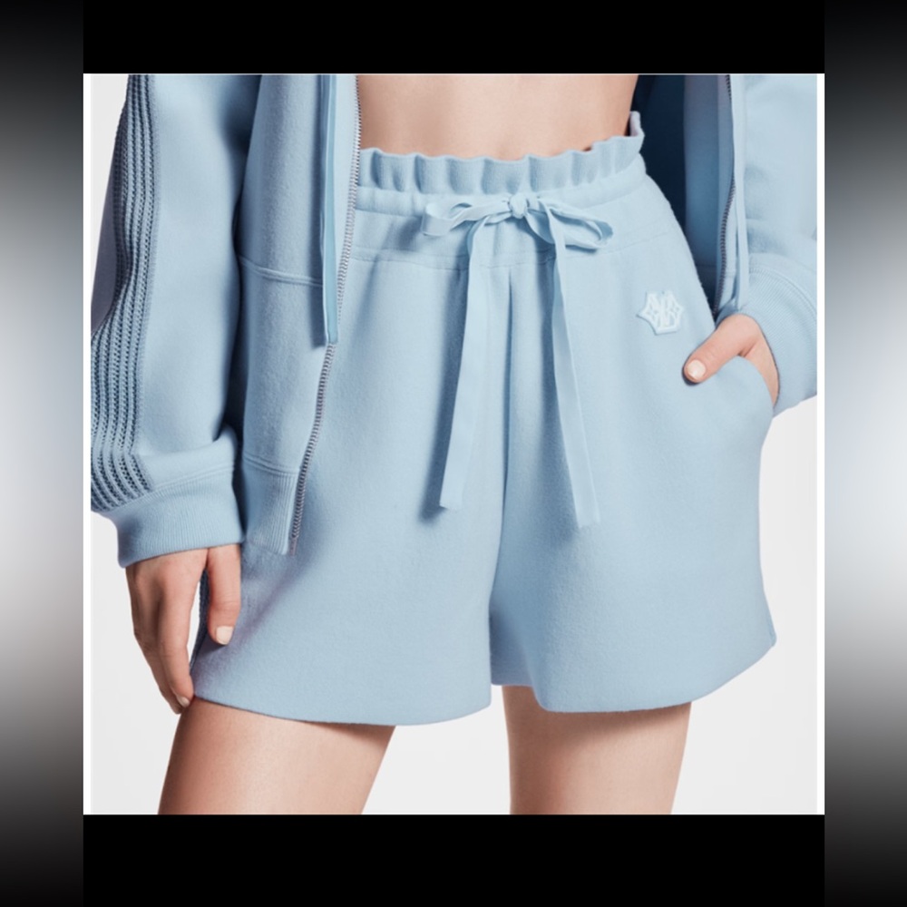 Louis Vuitton Sky Blue High Waist Shorts